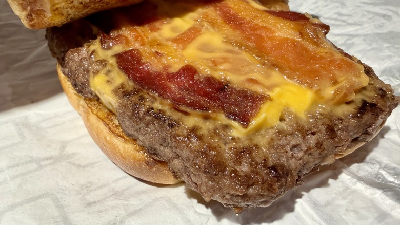 The Cheesy Bacon Cheeseburger at Wendy's