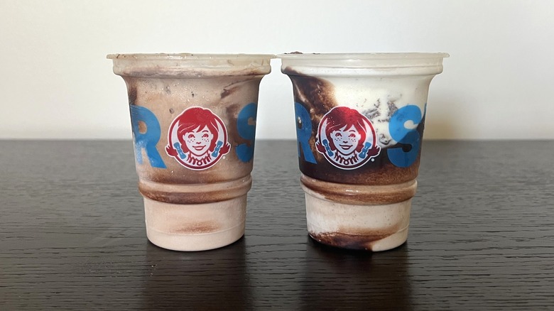 Wendy's new vanilla and chocolate Cookie Dough Frosty Fusion
