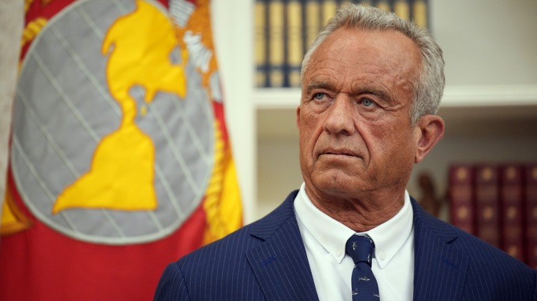 RFK Junior looking to the side