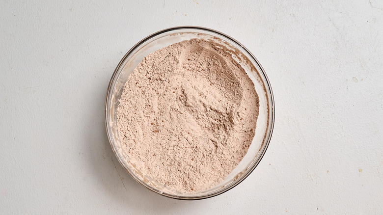dry ingredients combined in a bowl