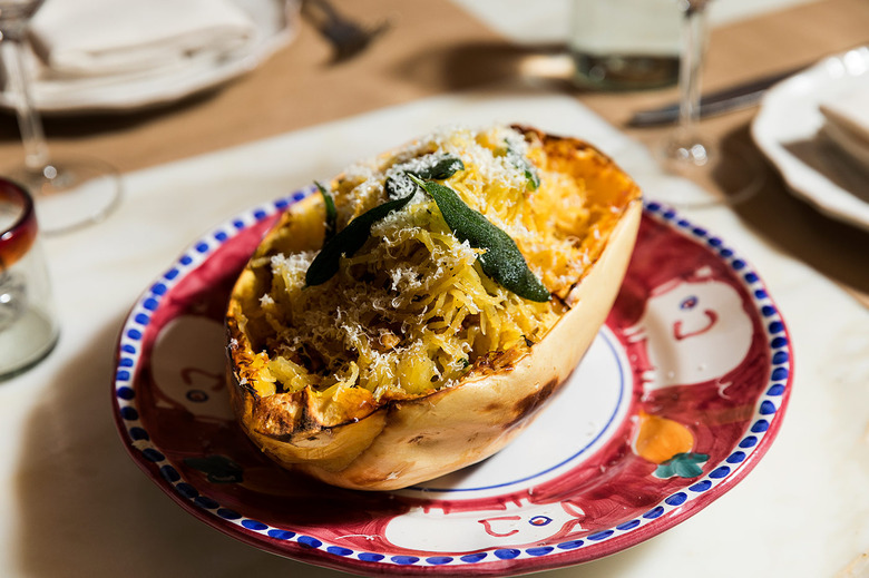 How to Make Spaghetti Squash with Sage and Walnuts