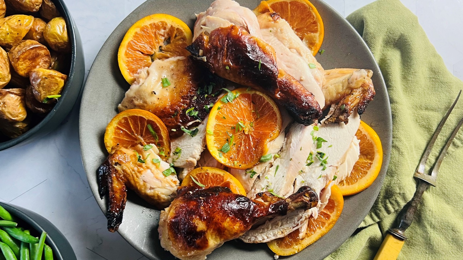 Roasted Orange And Nutmeg Chicken Recipe