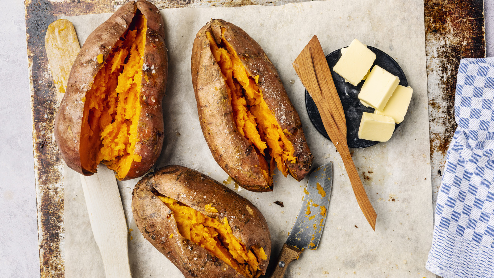 Roasted Sweet Potatoes Come Out Better With This One Easy Change - Tasting Table