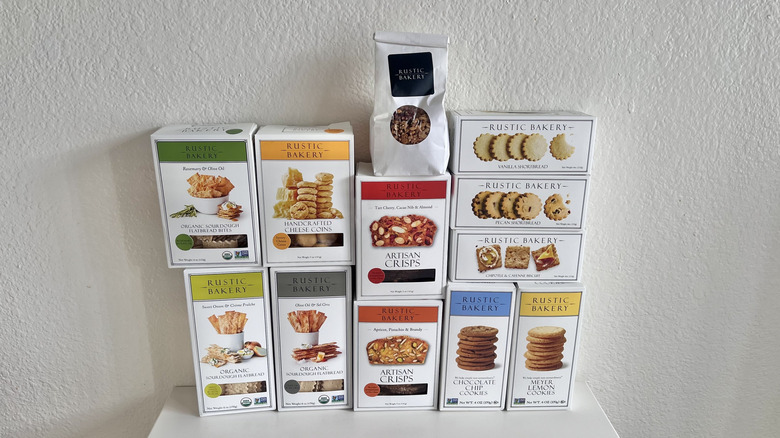 Rustic Bakery items on a table