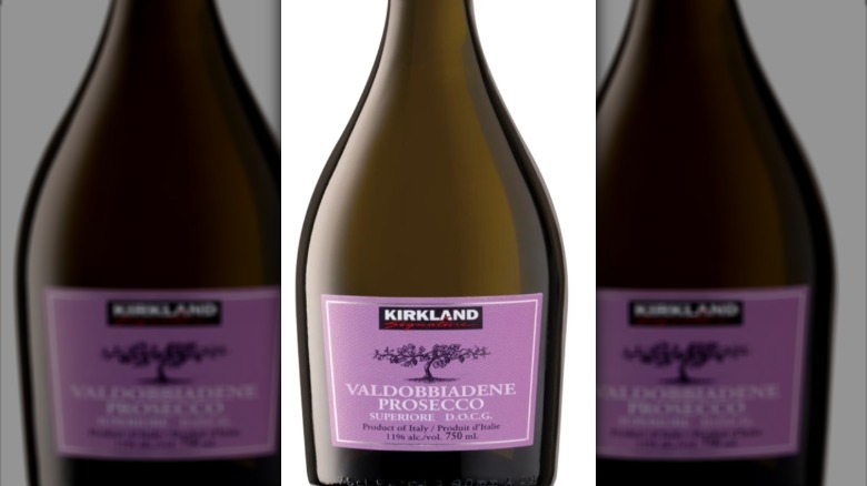 Bottle of recalled Costco Prosecco