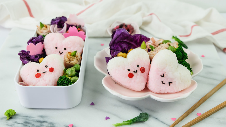 cute bento box meal