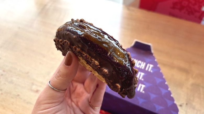 Salt & Straw Tacolate with sauces on top