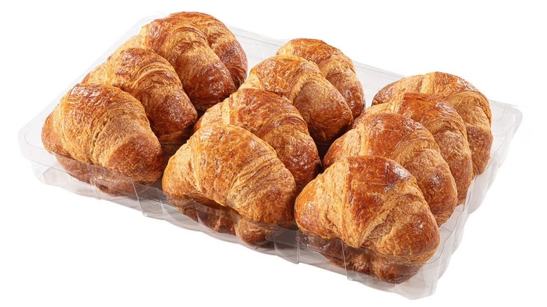 Plastic tray of Member's Mark All Butter Sandwich Croissants from Sam's Club