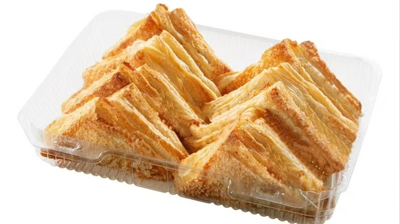 Plastic tray of Member's Mark Tart & Sweet Apple Turnovers from Sam's Club