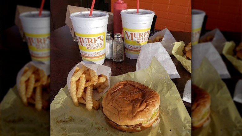 Murf's Better Burger meals with fries and burger