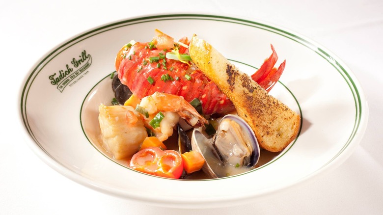 Tadich Grill seafood dish