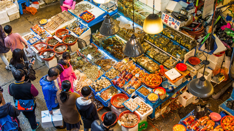 Noryangjin Fish Market in Seoul