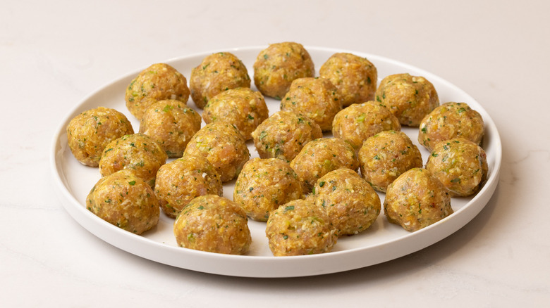 meatballs on a plate