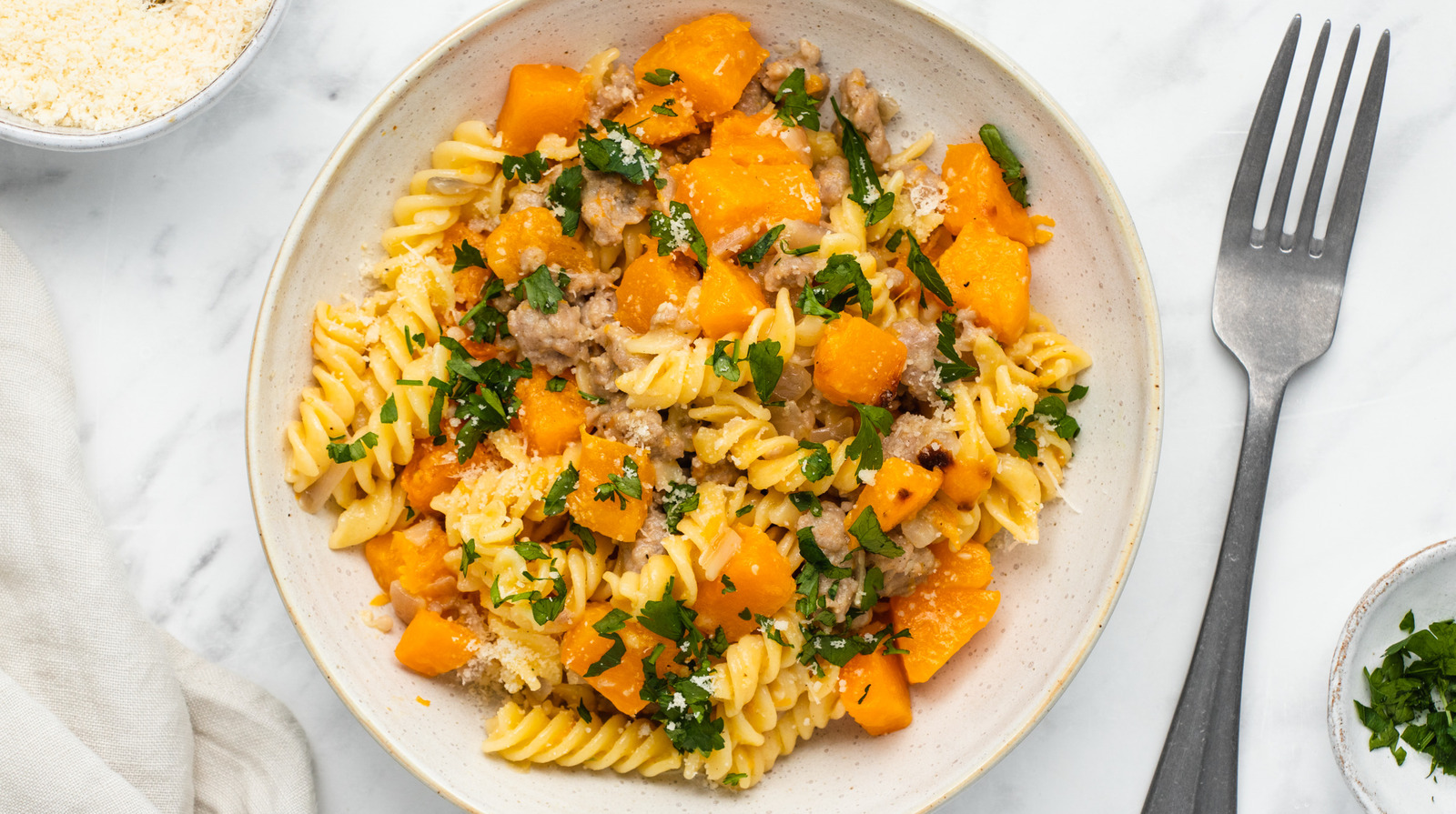 Sausage And Butternut Squash Pasta Recipe