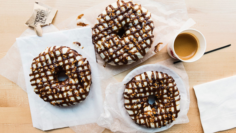 Savory Onion Jam Doughnuts