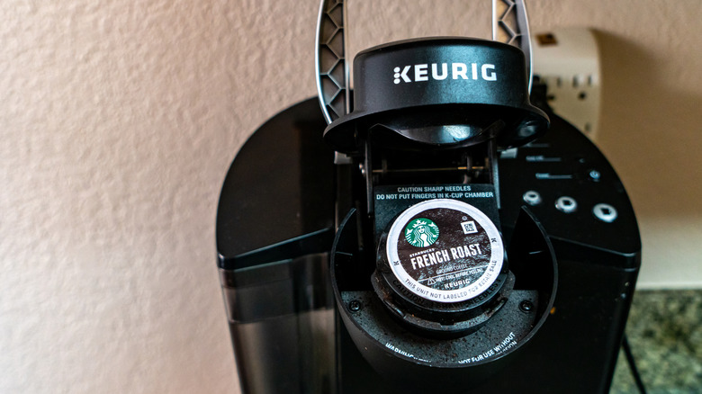K-Pod in a Keurig machine