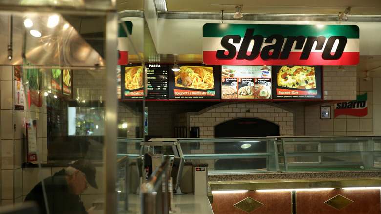 Sbarro pizza location