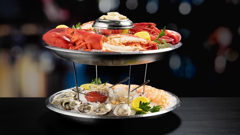 Eddie V's seafood tower