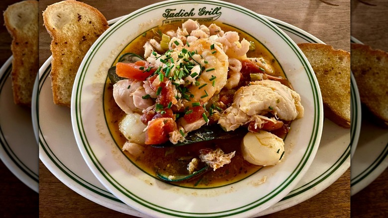 A bowl of Cioppino from Tadich Grill
