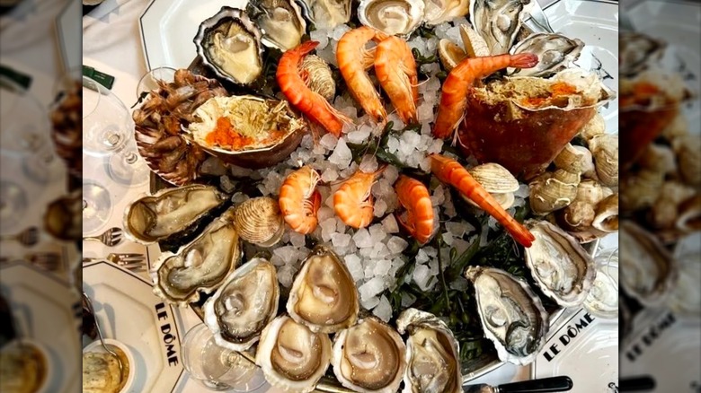 Seafood tower