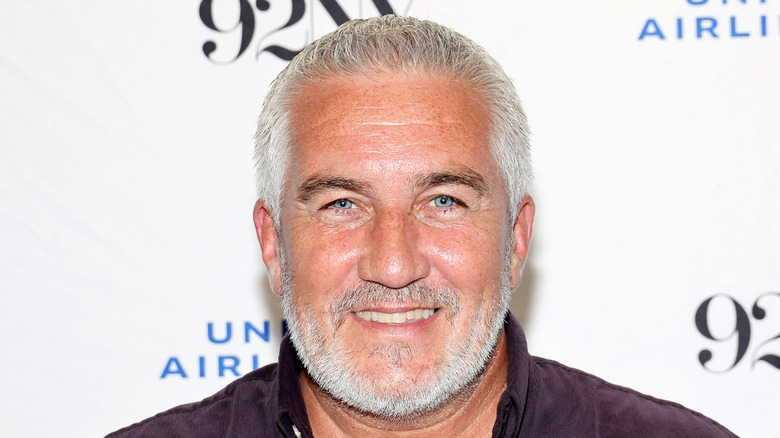 Paul Hollywood smiling at event