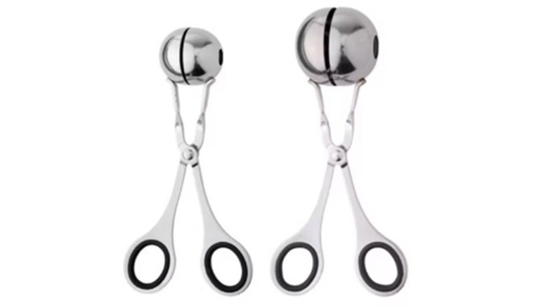 The Crofton Stainless Steel Cookie Scoop or Meatball Tong