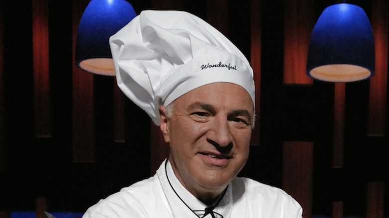 Kevin O'Leary in chef outfit