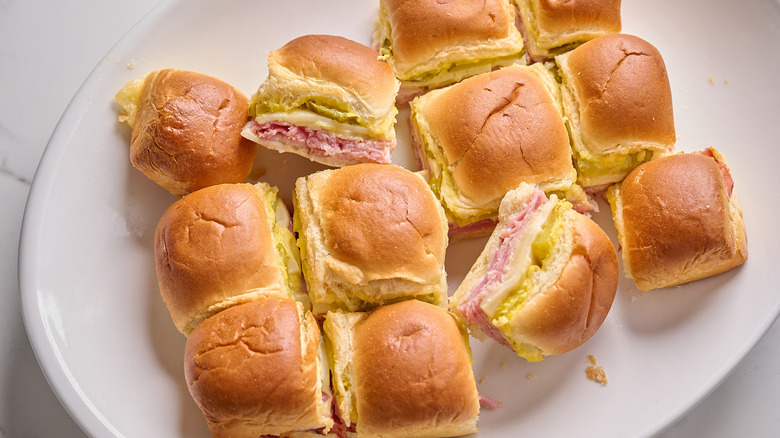 sliders on a platter