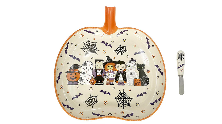 Temp-tations Special Edition Seasonal 14 Figural Server with Spreader - Halloween themed