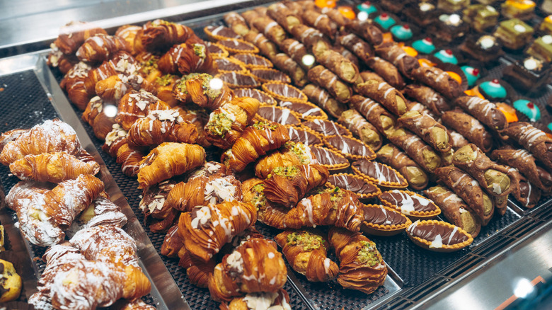 An array of Italian pastries