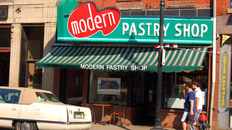 Modern Pastry Shop in Boston's North End