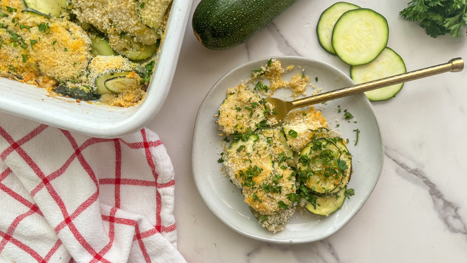 Simple Zucchini Gratin Recipe
