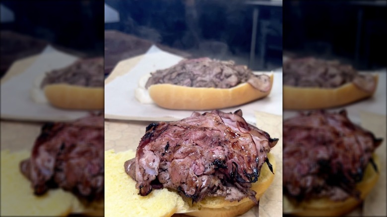 Chaps Pit Beef sandwich