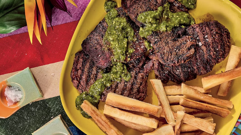 Marcus Samuelsson Brazilian steak cassava