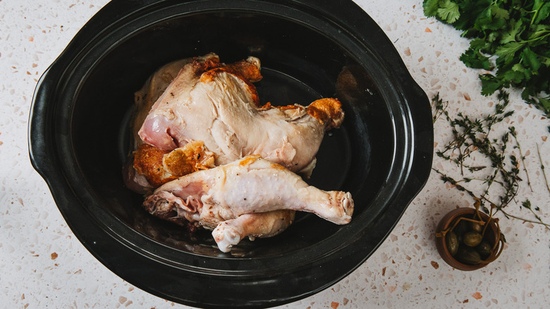 Chicken in slow cooker