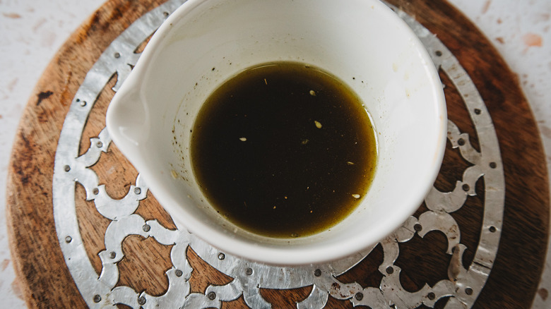Olive oil with zaatar