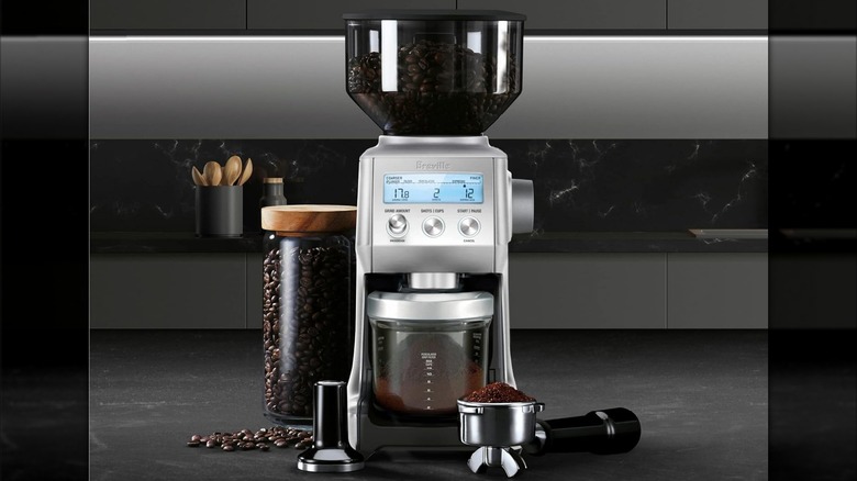 A Breville smart grinder