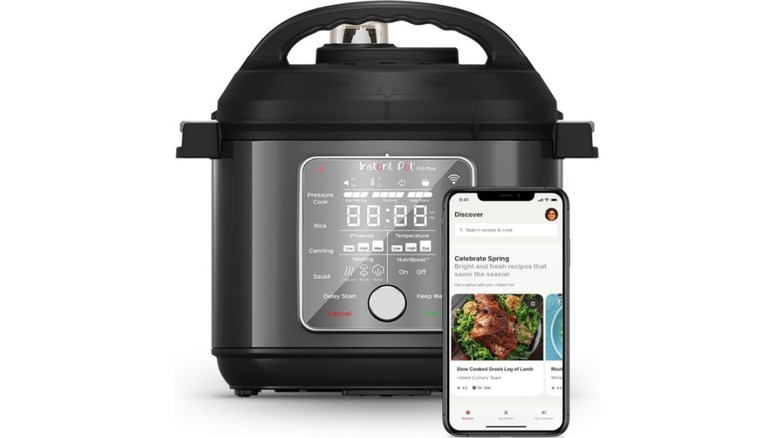 An Instant Pot Pro Plus Smart Pressure Cooker