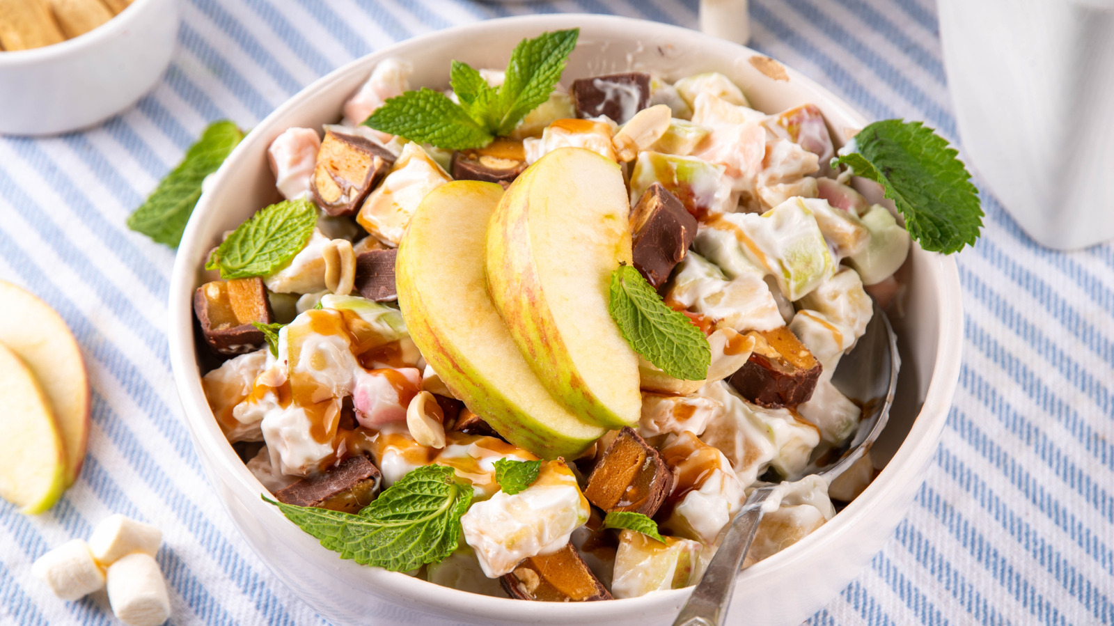 Use Snickers, Cool Whip, Apples, And Pudding Mix For The Easiest Fall Dessert Exploding With Flavor