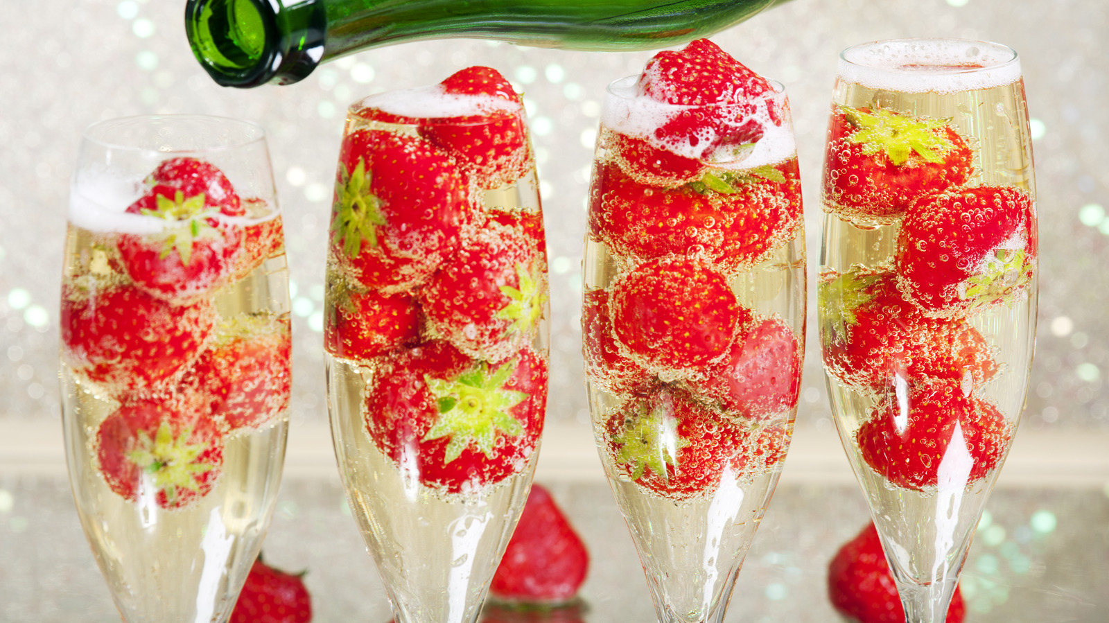 Soak Fresh Strawberries In Prosecco And Sugar For An Elevated Cocktail