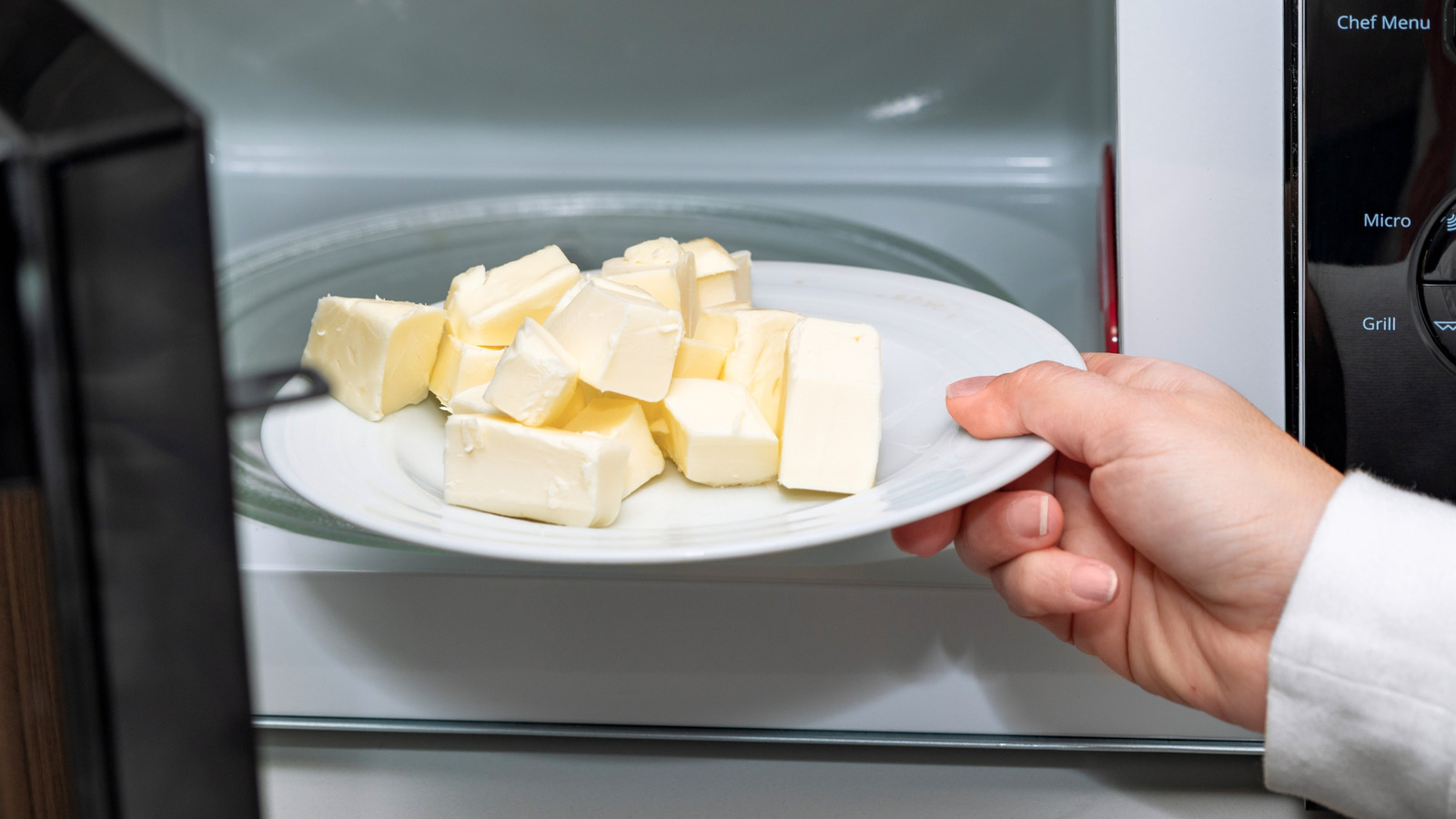 The Proper Microwave Setting To Soften Butter Without It Turning Into A Puddle