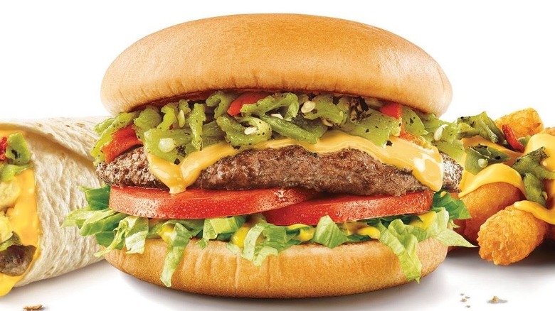 Sonic's Hatch Green Chile Cheeseburger