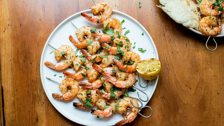Souvlaki-Style Grilled Shrimp Recipe