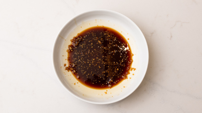 soy ginger marinade in bowl