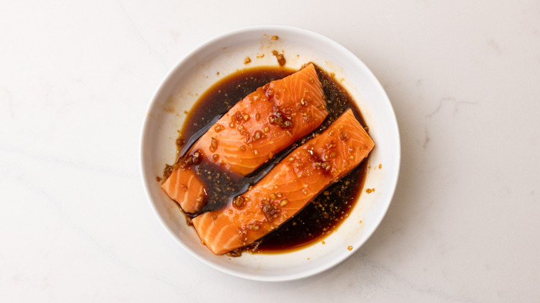 salmon in soy ginger marinade