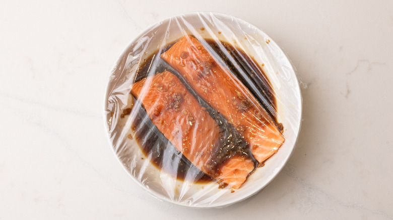 salmon in soy ginger marinade