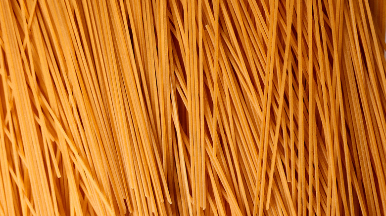 raw whole wheat spaghetti