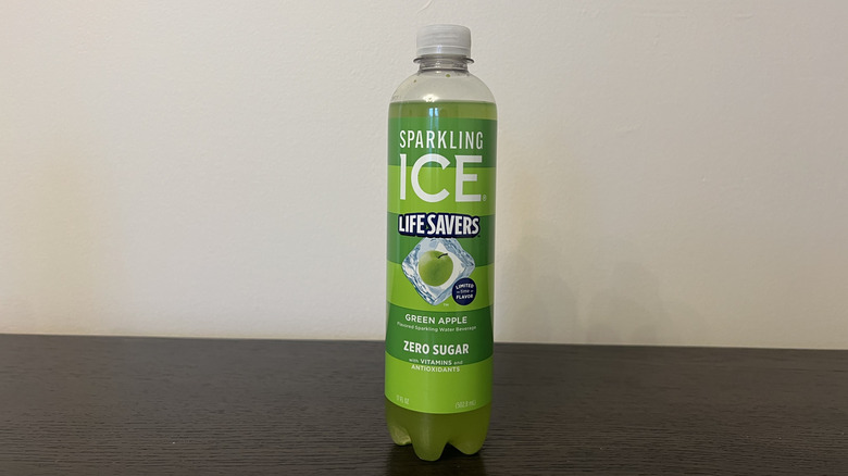Green apple Life Savers Sparkling Ice in bottle
