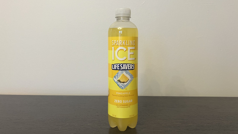 Pineapple Life Savers Sparkling Ice in bottle