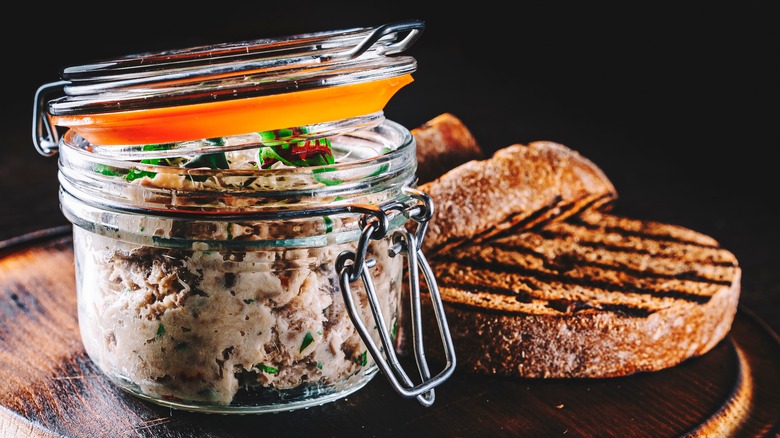 rillettes and toast